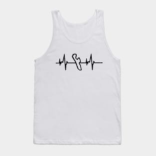 Denmark Island Gift Heartbeat Fano Travel Flag Tank Top